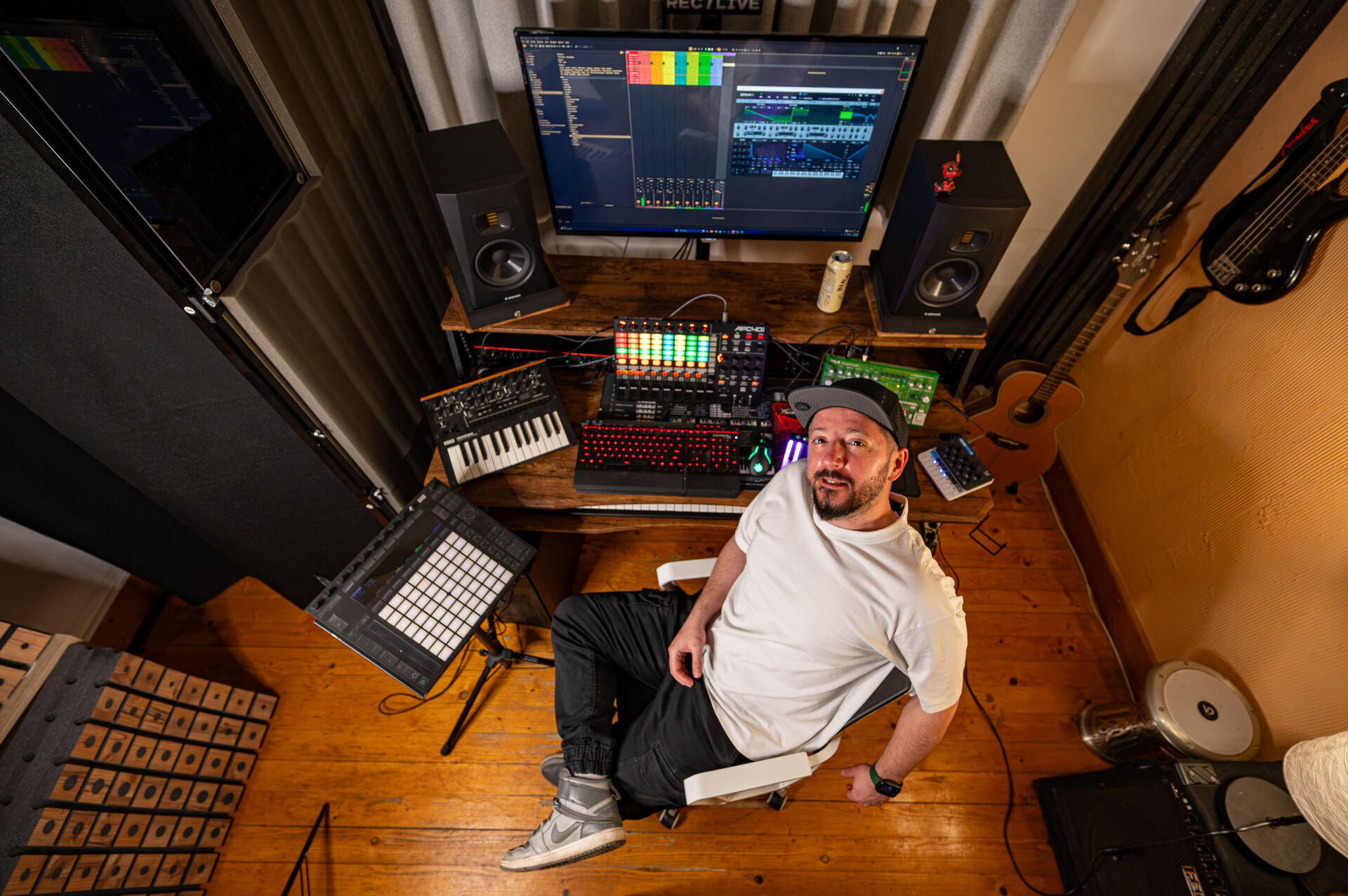 NED RO — overhead studio shot